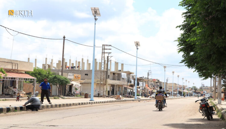 The Main Street in the city of Nawa, west of Daraa - North Press