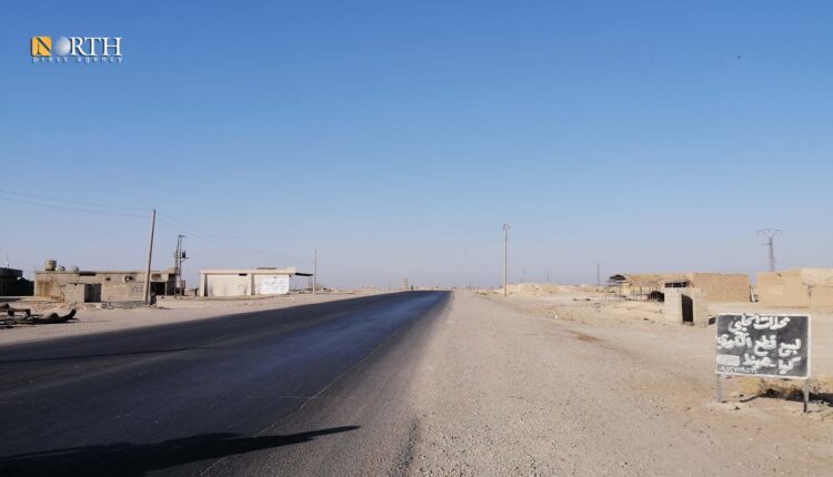 The main road in the town of al-Izba, north of Deir ez-Zor – North Press