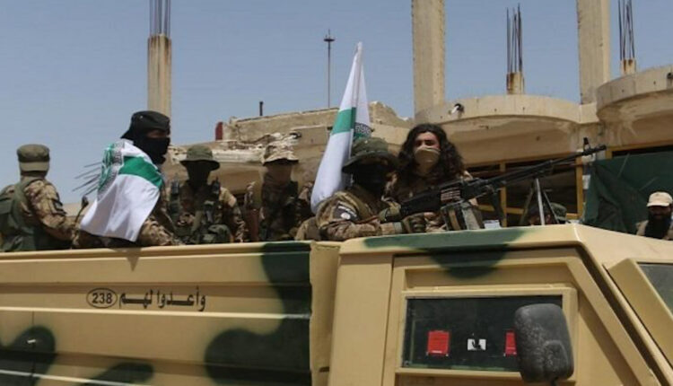 Militants of Hayat Tahrir al-Sham (HTS, formerly al-Nusra Front)