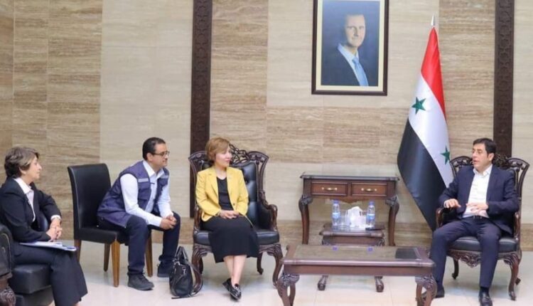 WHO’s Syria representative, Dr. Akjemal Magtymova
