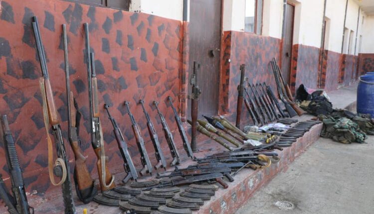 Weapons seized in possession of ISIS in Deir ez-Zor