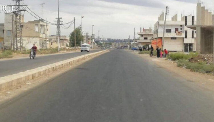Highway of the town of al-Naimah, east of Daraa – North Press