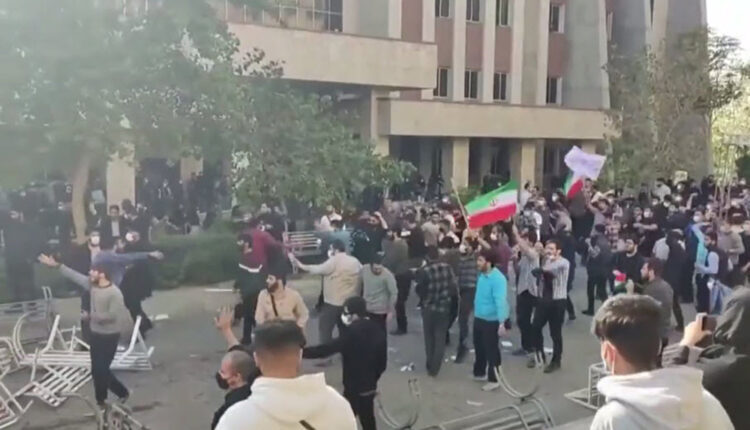 Demonstrations in the Iranian city of Khash
