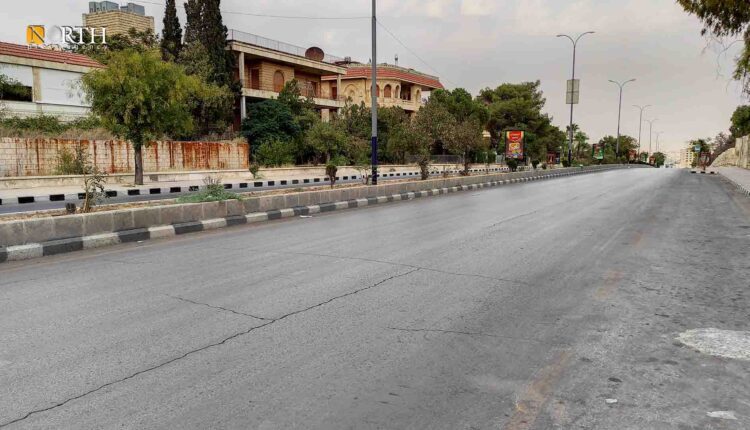 Main street in the city of Aleppo, northern Syria, is empty of cars due to fuel crisis – North Press/Archive