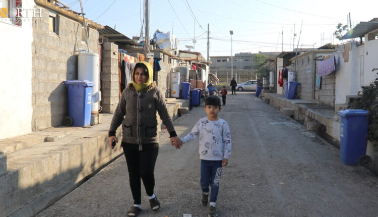 Syrian child suffering Thalassemia with his mother in Qushtapa Refugee Camp in Erbil, KRI – North Press