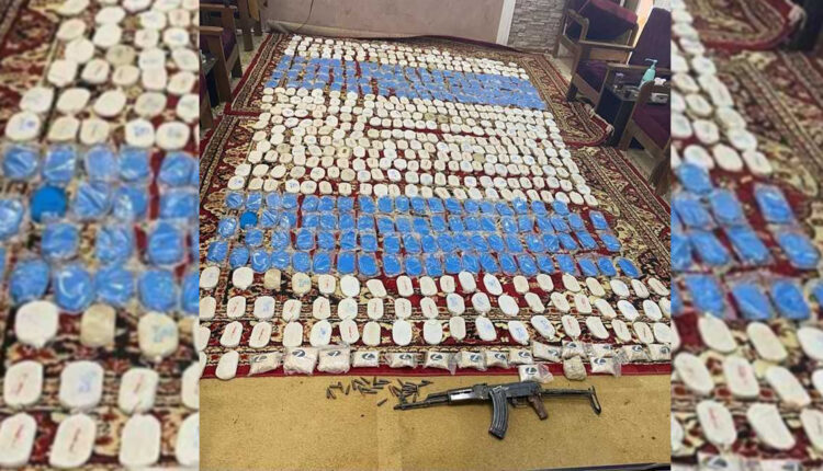 Narcotics seized on the Syrian-Jordanian border