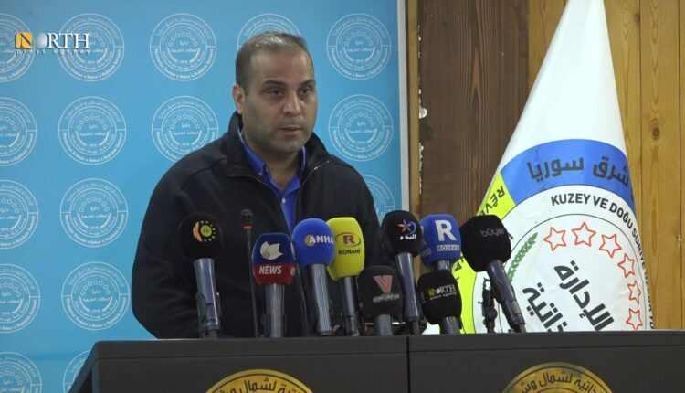 Press conference of Department of Foreign Relations of AANES in Syria’s Qamishli – North Press