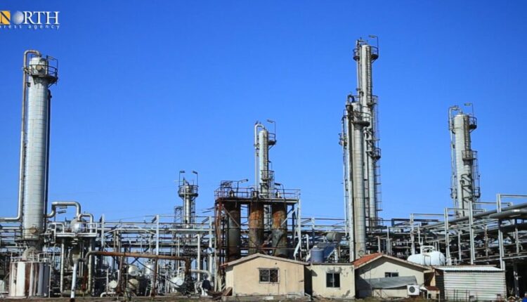 Suwaydiyah gas installation in the countryside of the city of Derik (al-Malikiyah) in far northeastern Syria was damaged after Turkish attacks on Nov. 20, 2022 - North Press