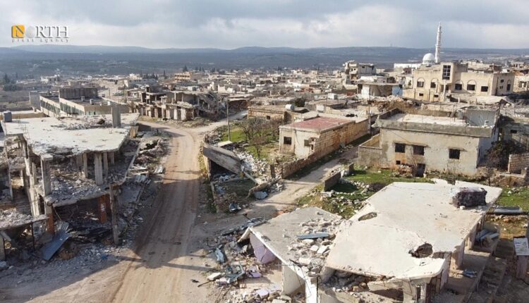 The town of Kansafra on contact lines in southern Idlib, northwest Syria – North Press