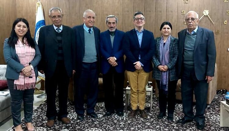 US envoy Nicholas Granger meeting a delegation from Kurdish National Unity Parties (PYNK) – PYD website