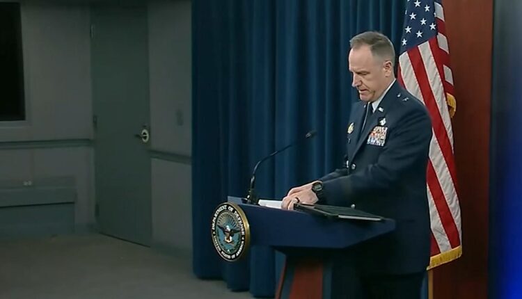 Pentagon Press Secretary Air Force Brig. Gen. Pat Ryder