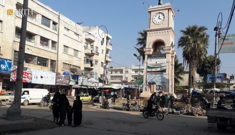 Al-Sa'a [or 'Clock'] square, in Idlib, in northwest Syria – North Press