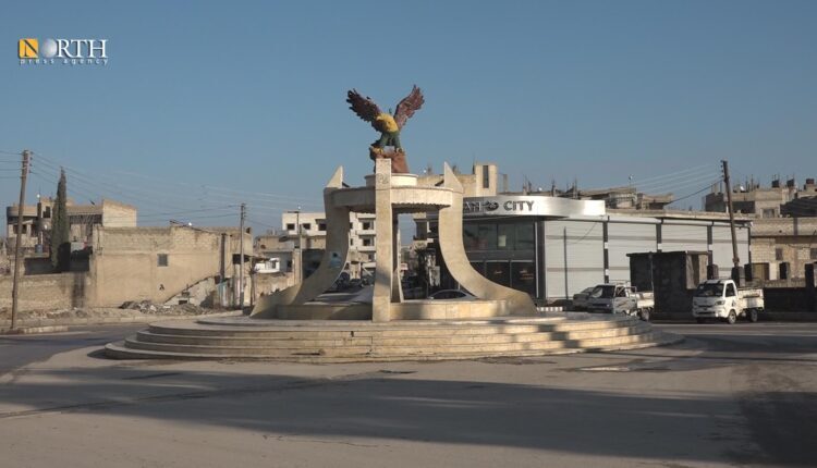 Free Woman Square downtown Kobani city - North Press