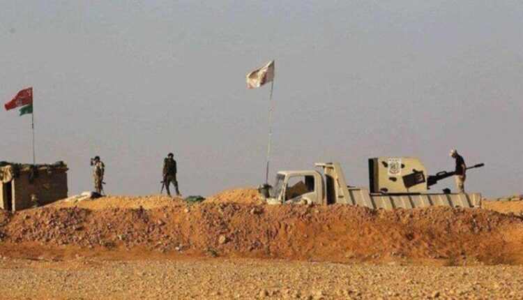 Headquarters of the Iranian-backed Liwa Fatemiyoun in Deir ez-Zor Desert, east Syria