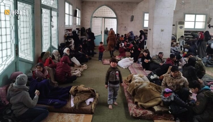 A mosque in Aleppo containing people affected by the Feb. 6 earthquake – North Press