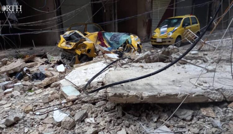 Civilian properties damaged by the 7.8 magnitude earthquake in the city of Aleppo, northern Syria – North Press