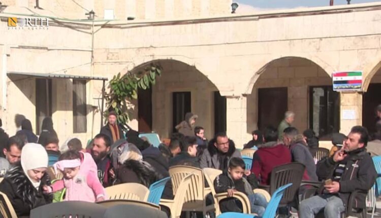 Earthquake-affected people in a shelter in the Sukkari neighborhood of Aleppo, northern Syria - North Press