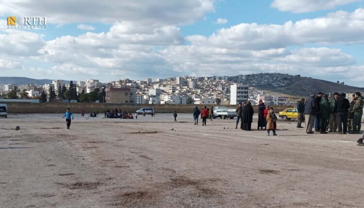 Homeless earthquake-affected residents resorting to squares in the city of Afrin, northwest Syria – North Press