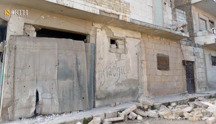 Partial collapse in a building in Manbij city, northern Syria – North Press