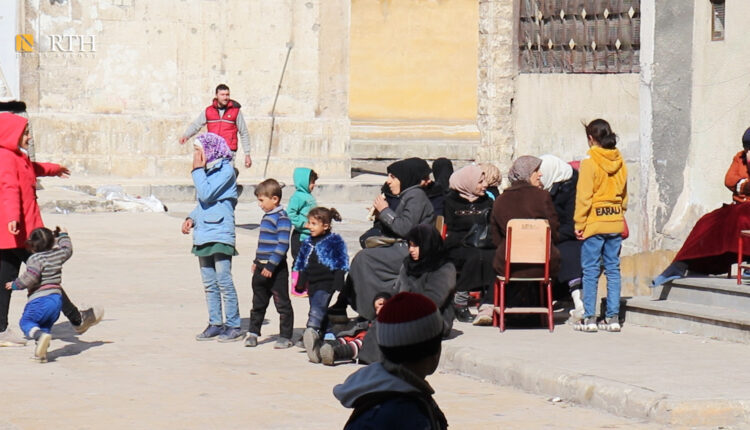 People affected by the Turkey-Syria earthquake in a shelter in Aleppo – North Press