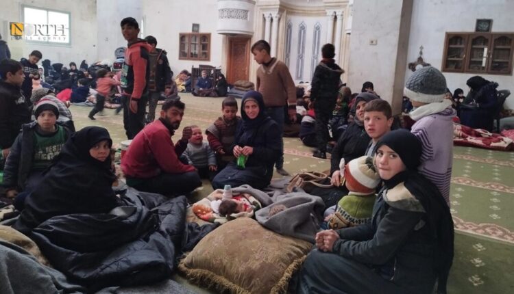 People of Aleppo city take mosques as shelters after the Feb. 6 earthquake – North Press