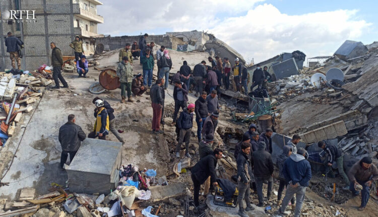 Searching efforts for survivors and victims in Jindires town in the west of Afrin, NW Syria, continue – North Press