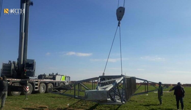 Restoring power towers in Maskanah town, east of Aleppo city – North Press