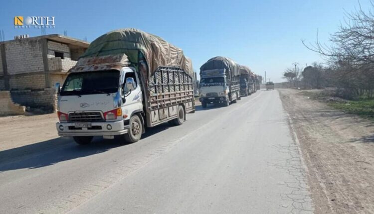 Humanitarian aid sent from NE Syria enters earthquake-devastated areas in opposition-held northwest – North Press