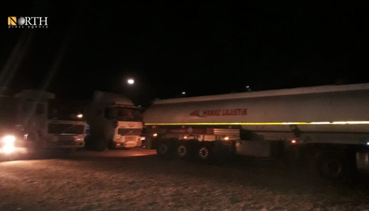 Fuel tankers prepared by the Autonomous Administration of North and East Syria (AANES) to be sent to support earthquake-affected areas across Syria – North Press