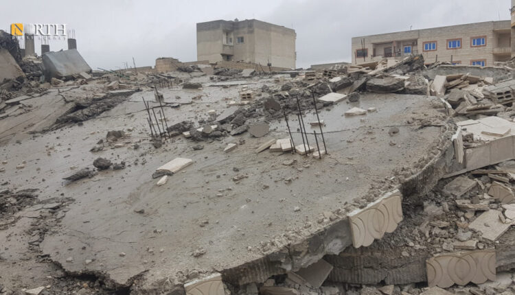 Collapsed building in Kobani, northern Syria, following earthquake that hit Turkey and Syria on Feb. 6 – North Press