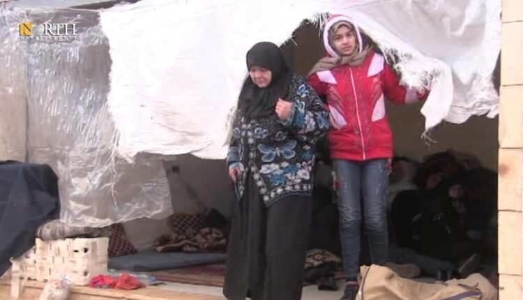 Earthquake-affected people took shelter in a market in Aleppo city, northern Syria, after the Feb. 6 earthquake – North Press