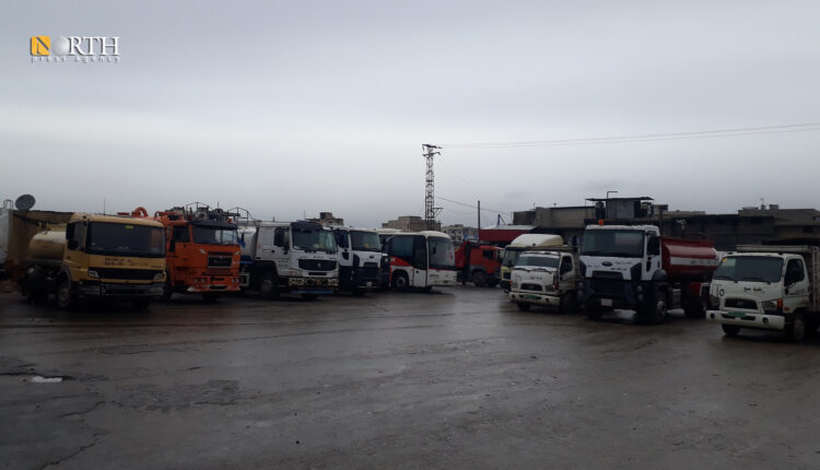Municipal garage in Manbij – North Press