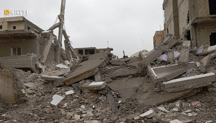 Collapsed house in Raqqa, northern Syria, as a result of the earthquake that hit Syria and Turkey on Feb. 6 – North Press