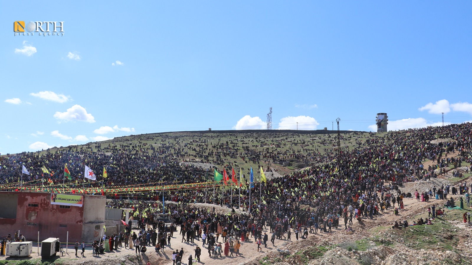 Residents Of Syria's Kobani Commemorate Newroz Festivals