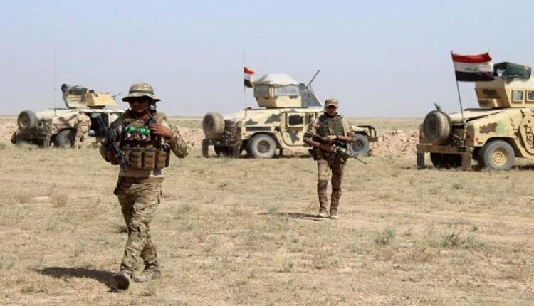 Iraqi army on the Syrian-Iraqi border