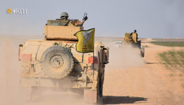 Armored vehicle of the Syrian Democratic Forces (SDF)