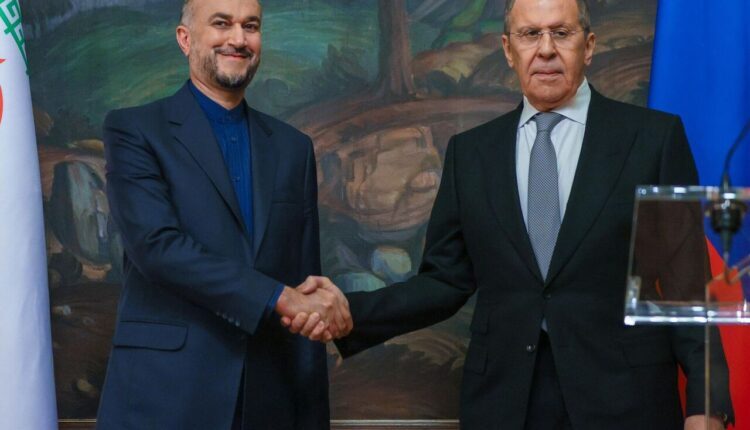 Iranian Foreign Minister Hossein Amir-abdollahian and his Russian counterpart Sergey Lavrov