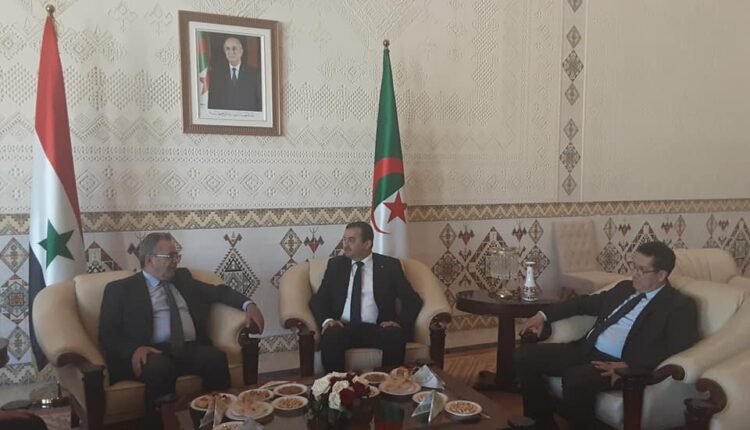 Syria’s Minister of Oil, Mineral Resources starts work visit in Algeria