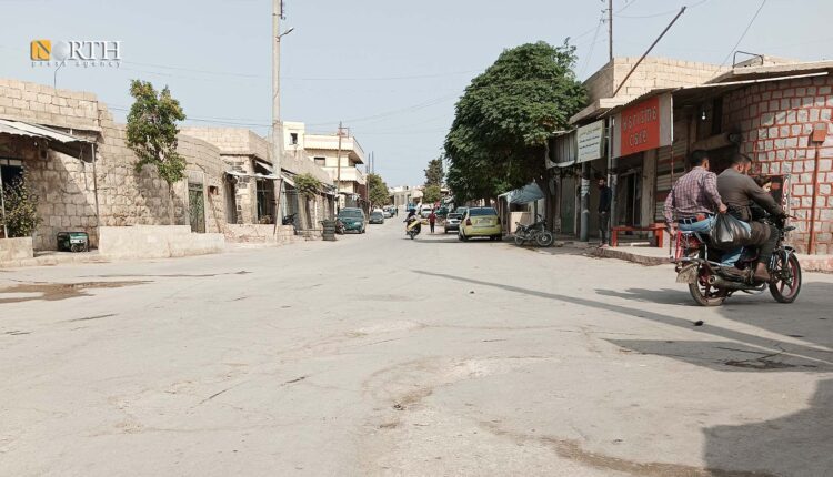 A main route in the town of Tel Rifaat in the northern countryside of Aleppo, northwest Syria – North Press