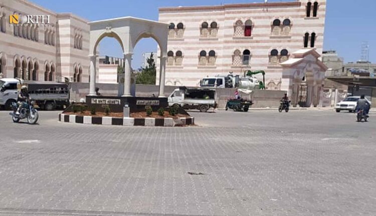 Al-Tahrir roundabout in the city of Azaz in the northern countryside of Aleppo, northwestern Syria – North Press
