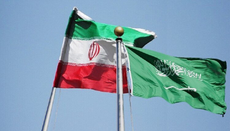 Flags of Saudi Arabia and Iran