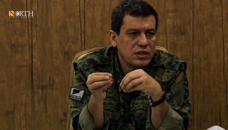 General Mazloum Abdi, Commander in Chief of the Syrian Democratic Forces (SDF) – North Press/archive
