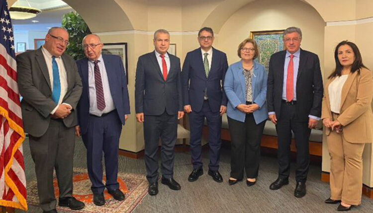 The opposition Syrian National Coalition (SNC) delegation in Washington DC