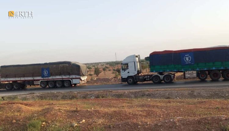 UN Humanitarian aid convoy enters Idlib in northwest Syria
