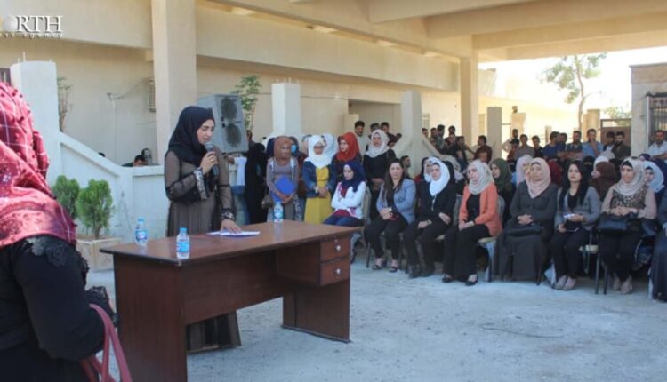 A meeting of the Women's Committee, affiliated with the Autonomous Administration of North and East Syria (AANES) in Deir ez-Zor, eastern Syria – North Press
