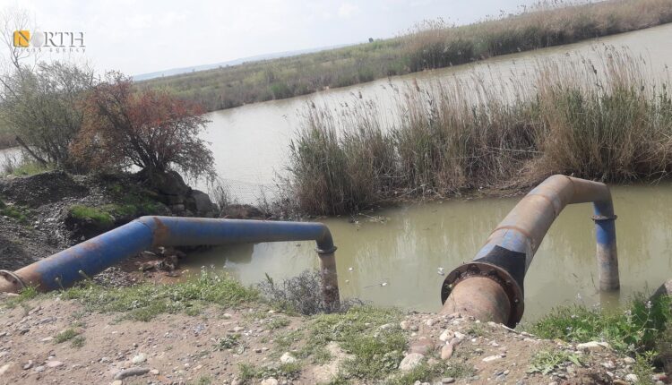 Evident pollution in a drinking water resource in Raqqa countryside, northern Syria – North Press