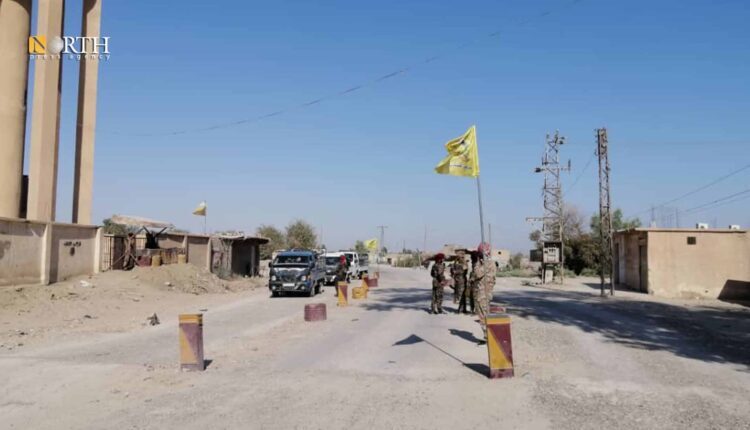 Checkpoint of the Syrian Democratic Forces in the town of al-Shaafa in Deir ez-Zor eastern countryside, east Syria – North Press