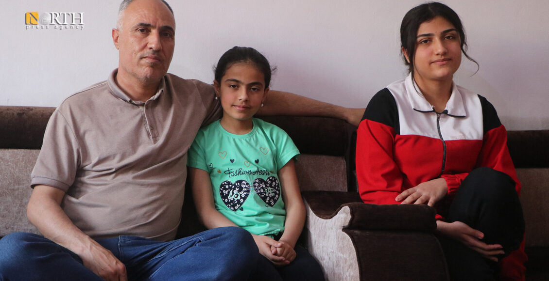 The father and his two Deaf-mute daughters Raghad and Fajer – North Press