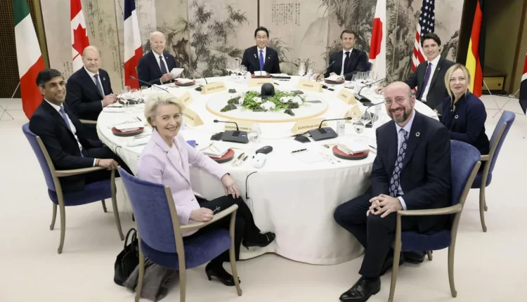 G7 leaders in Hiroshima, Japan