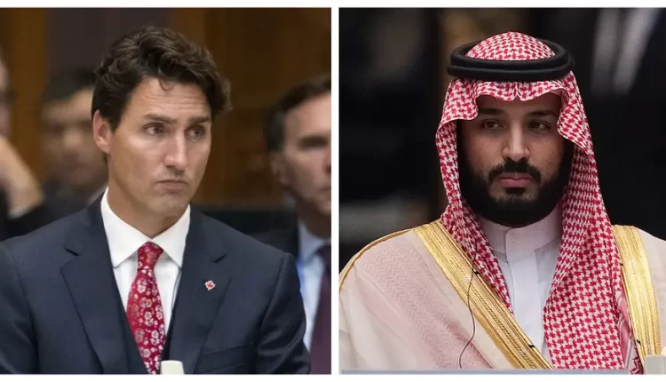 Canadian Prime Minister Justin Trudeau and Saudi Arabia's Crown Prince Mohammed Bin Salman – Insider